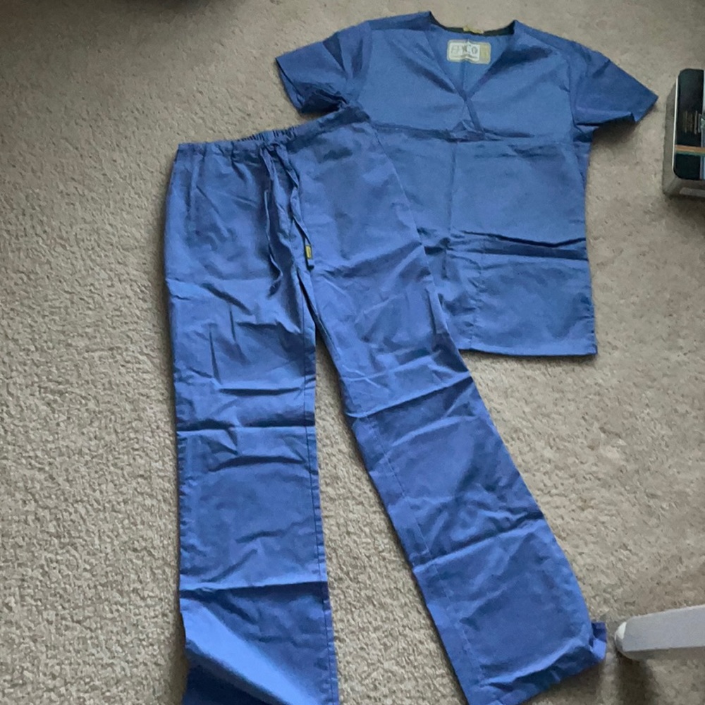 Light blue scrubs